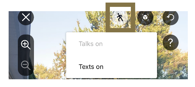 Selecting an activity to edit