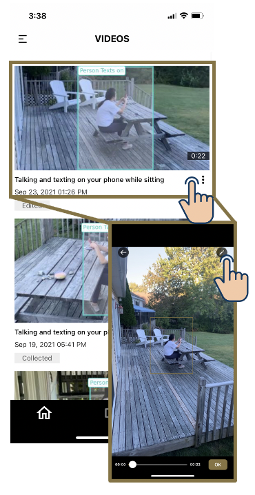 Editor before and after - box correction